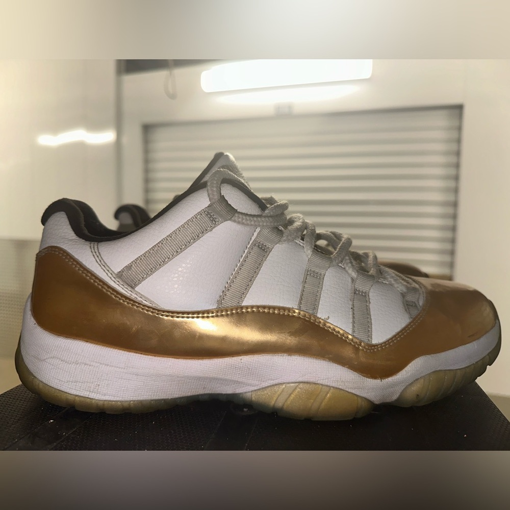 Nike Air Jordan 11 Retro Low Closing Ceremony Gold 528895-103 Sz 12